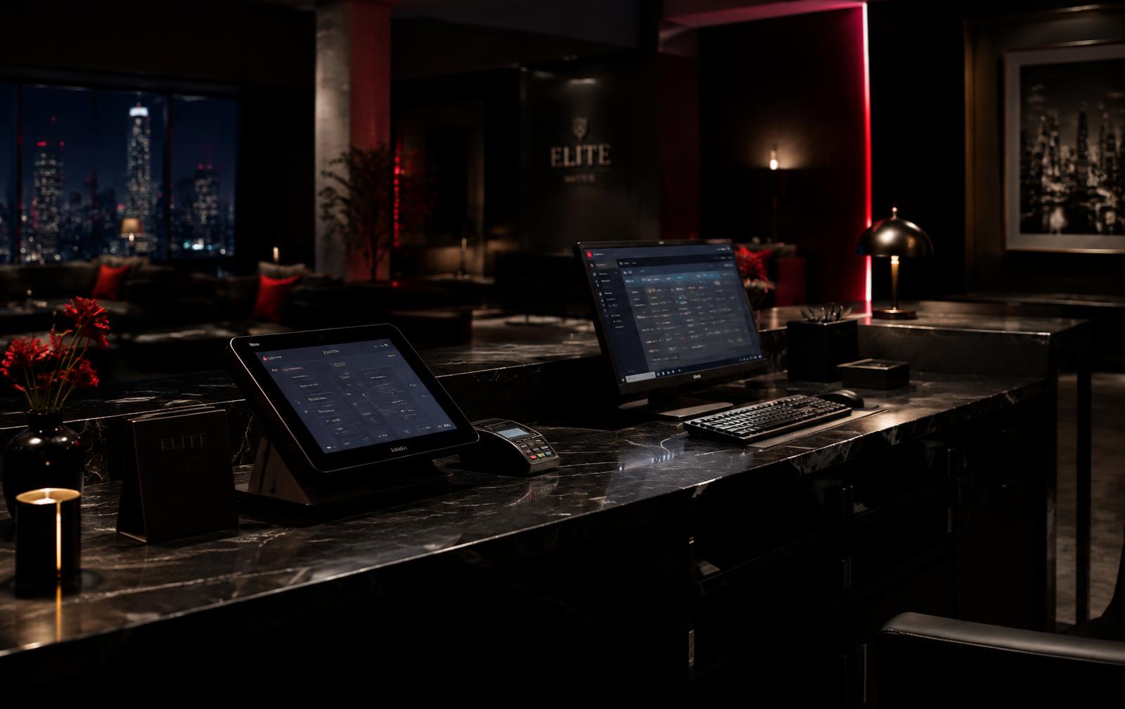 Otel resepsiyonunda POS ve yazılım sistemleri